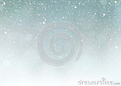 Falling Snow Vector Illustration