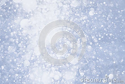 Falling snowflakes Stock Photo