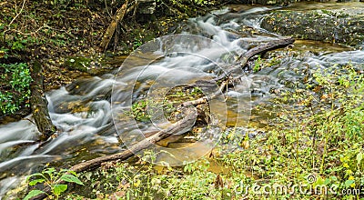 Fallingwater Creek in the Blue Ridge Mountains of Virginia, USA Stock Photo