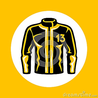 Fallout jacket icon Vector Illustration