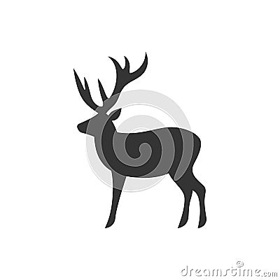 Fallow Deer icon Vector Illustration