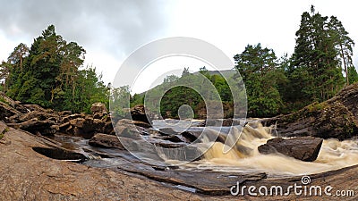 Falls Of Dochart in Killin Stock Photo