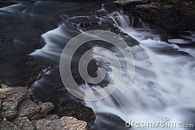 Falls located in central Ohio Stock Photo