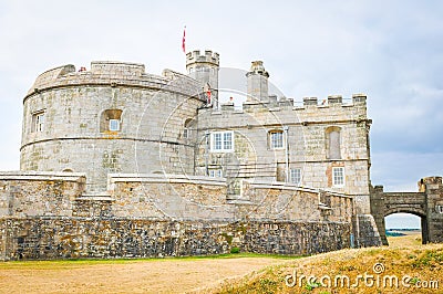 Pendennis Castle in Falmouth, England Editorial Stock Photo