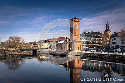 Falun - March 30, 2018: Historic center of the town of Falun in Dalarna, Sweden Stock Photo