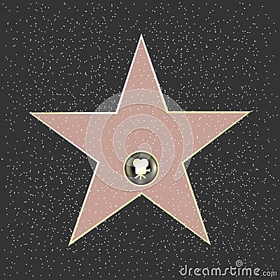 Fame Star Vector Illustration