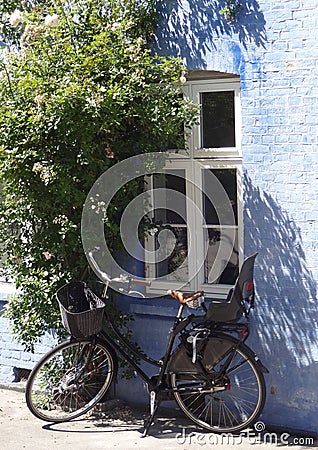 Family bicycle Stock Photo