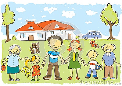 Family Vector Illustration