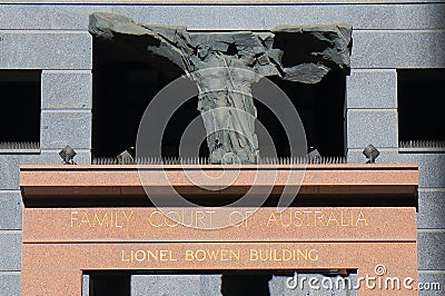 Family court of Australia Sydney Australia Editorial Stock Photo