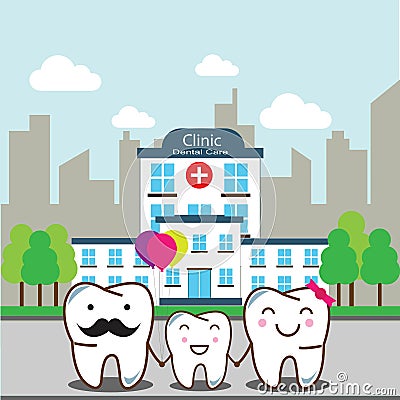 Family dental care Stock Photo