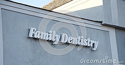 Dentistry Sign Stock Photo