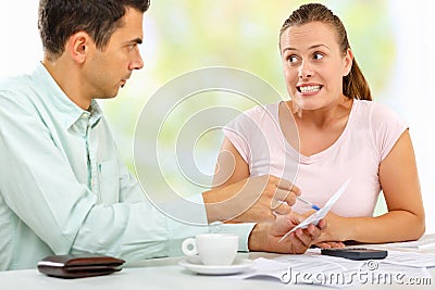 Family feud Stock Photo