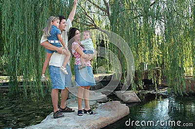 Family fun Stock Photo