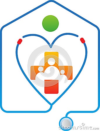 Family health care Vector Illustration