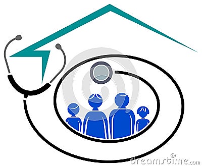 Family health centre Vector Illustration