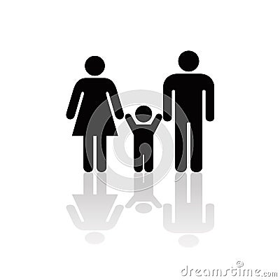 Family Icon Stock Photo