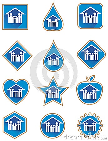 Family icon set Vector Illustration