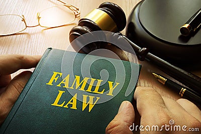 Family law. Stock Photo