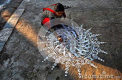 Diwali Festival at India. Editorial Stock Photo