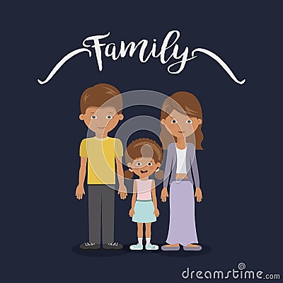 Family members design Vector Illustration