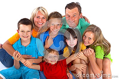 Family portrait Stock Photo