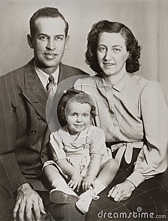 Family Portrait Stock Photo