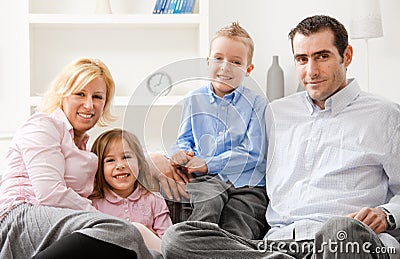 Family portrait Stock Photo