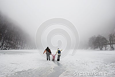 Family Recreation Stock Photo