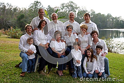 Family reunion Stock Photo