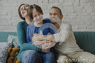 Family Spend Time Happiness Holiday Togetherness Concept Stock Photo