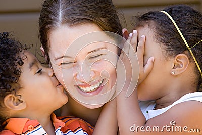 family time together Stock Photo