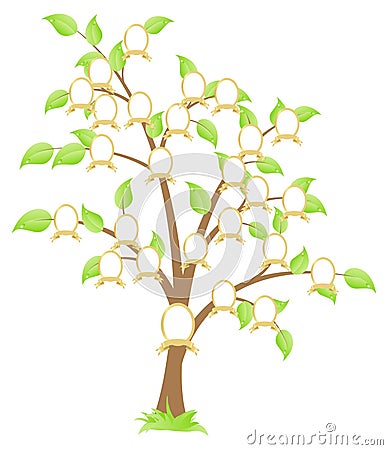 Family tree Vector Illustration