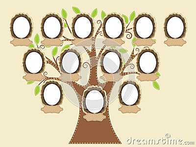 Family tree Vector Illustration