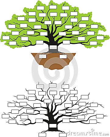 Family tree Vector Illustration