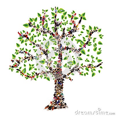 Family tree Stock Photo