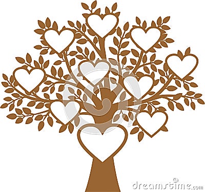 Family Tree Vector Illustration