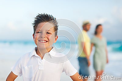 Family on vacation Stock Photo