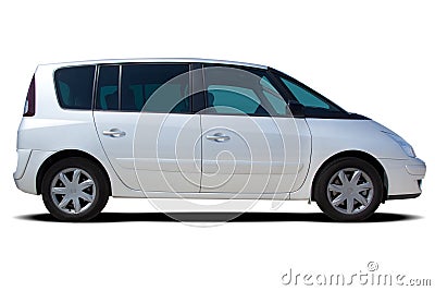 Family Van Stock Photo