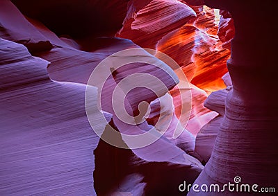 Antelope canyon Stock Photo