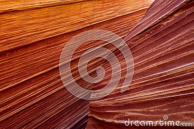 Arizona Wave - Famous Geology rock formation in Pariah Canyon, USA Stock Photo