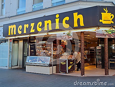Famous bakery store in Cologne Editorial Stock Photo