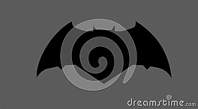 Famous Batman logo to celebrate the Batmans 80th birthday Editorial Stock Photo