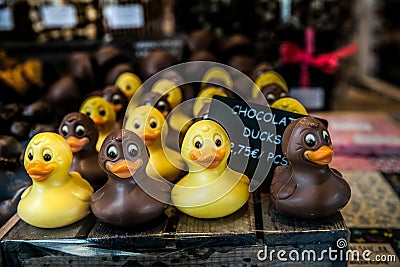 Famous belgium chocolate Stock Photo