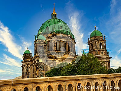 The famous Berliner Dom Berlin Cathedral in Berlin Stock Photo