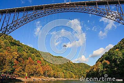 Famous Bridge Day Event New River Gorge Bridge Editorial Stock Photo