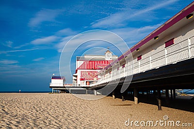 Famous Britannia Pier in Great Yarmouth, Great Britain Editorial Stock Photo