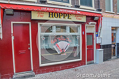 Famous Cafe Bolle Jan At Amsterdam The Netherlands Editorial Stock Photo