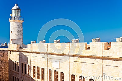 The famous castle of El Morro,a symbol of Havana Stock Photo