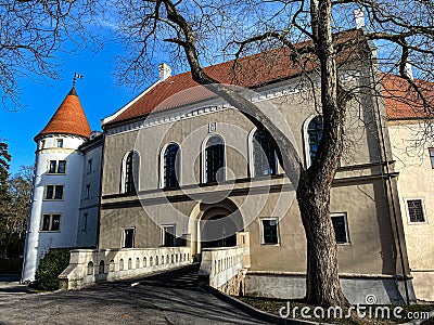 Famous castle in Pezinok, Slovakia Editorial Stock Photo