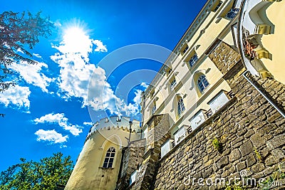 Famous castle in Zagorje, Trakoscan. Stock Photo